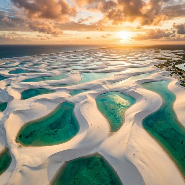 Lençóis Maranhenses do alto